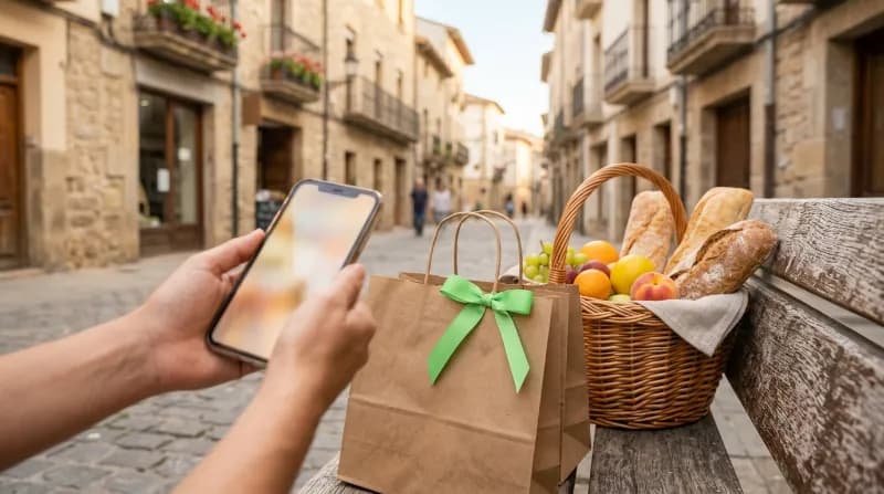 Cómo funciona: miras, eliges y pides por WhatsApp